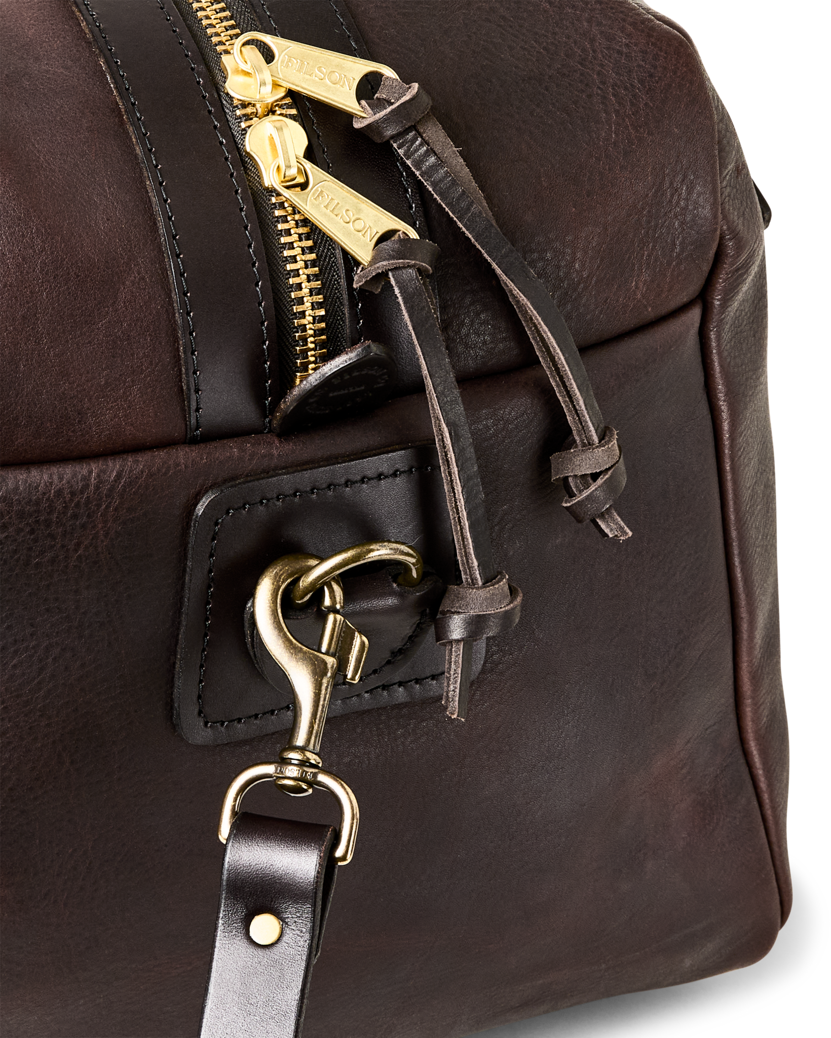 Heritage Leather Medium Duffle Bag - Ballard Brown - Image 4