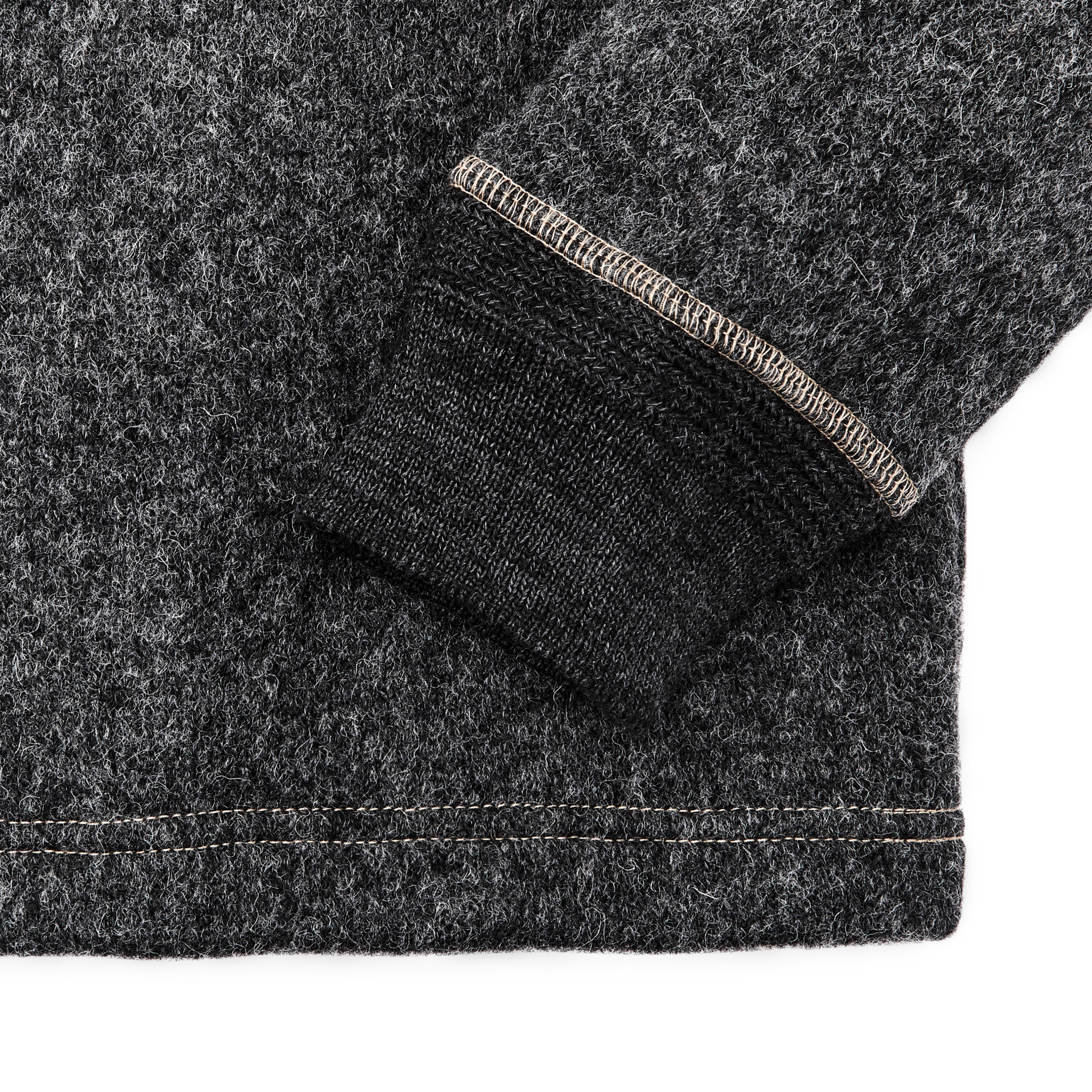 Keyport Wool Crewneck - Charcoal Heather - Image 4