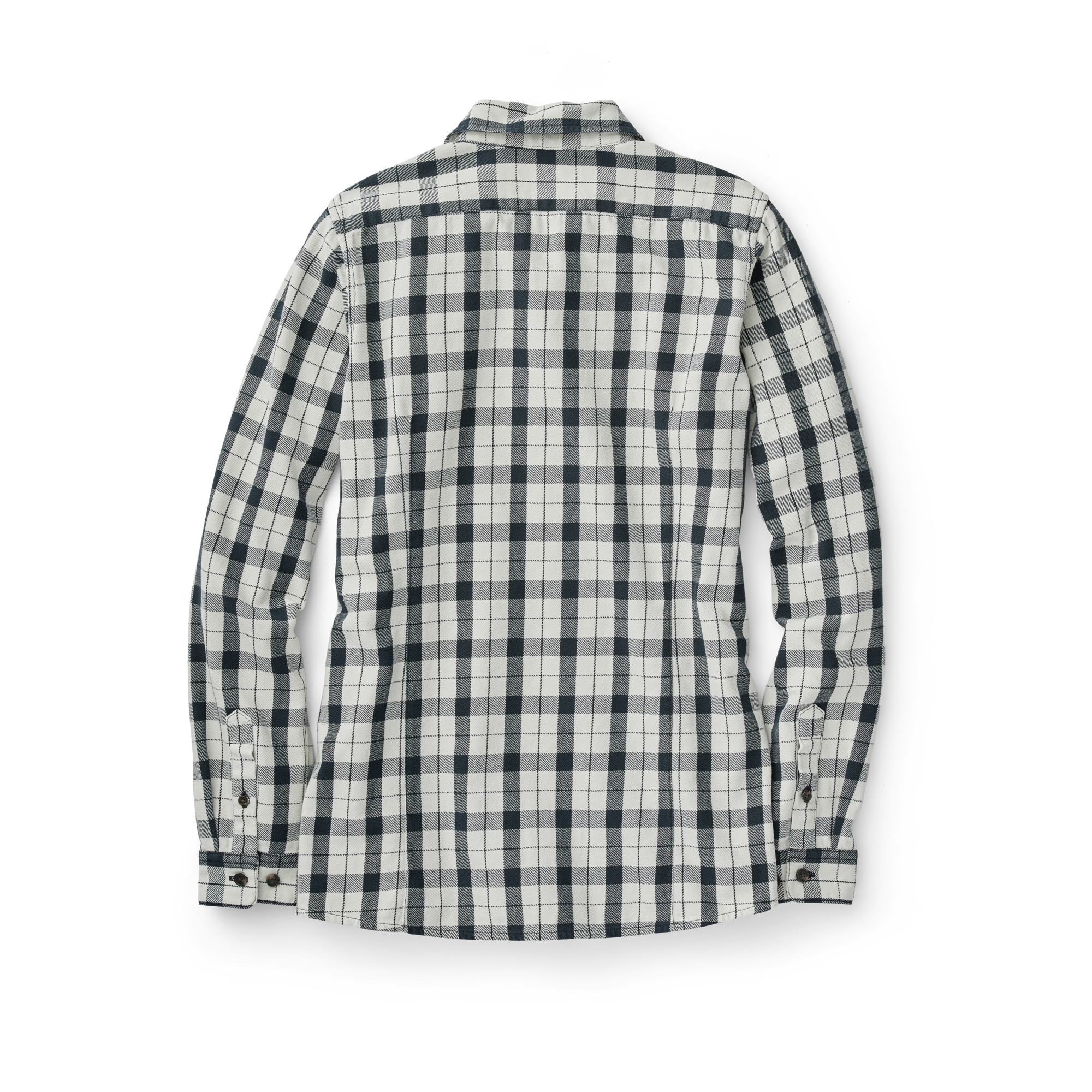 Women's Vintage Wash Alaskan Guide Shirt - Cream/black - Image 3