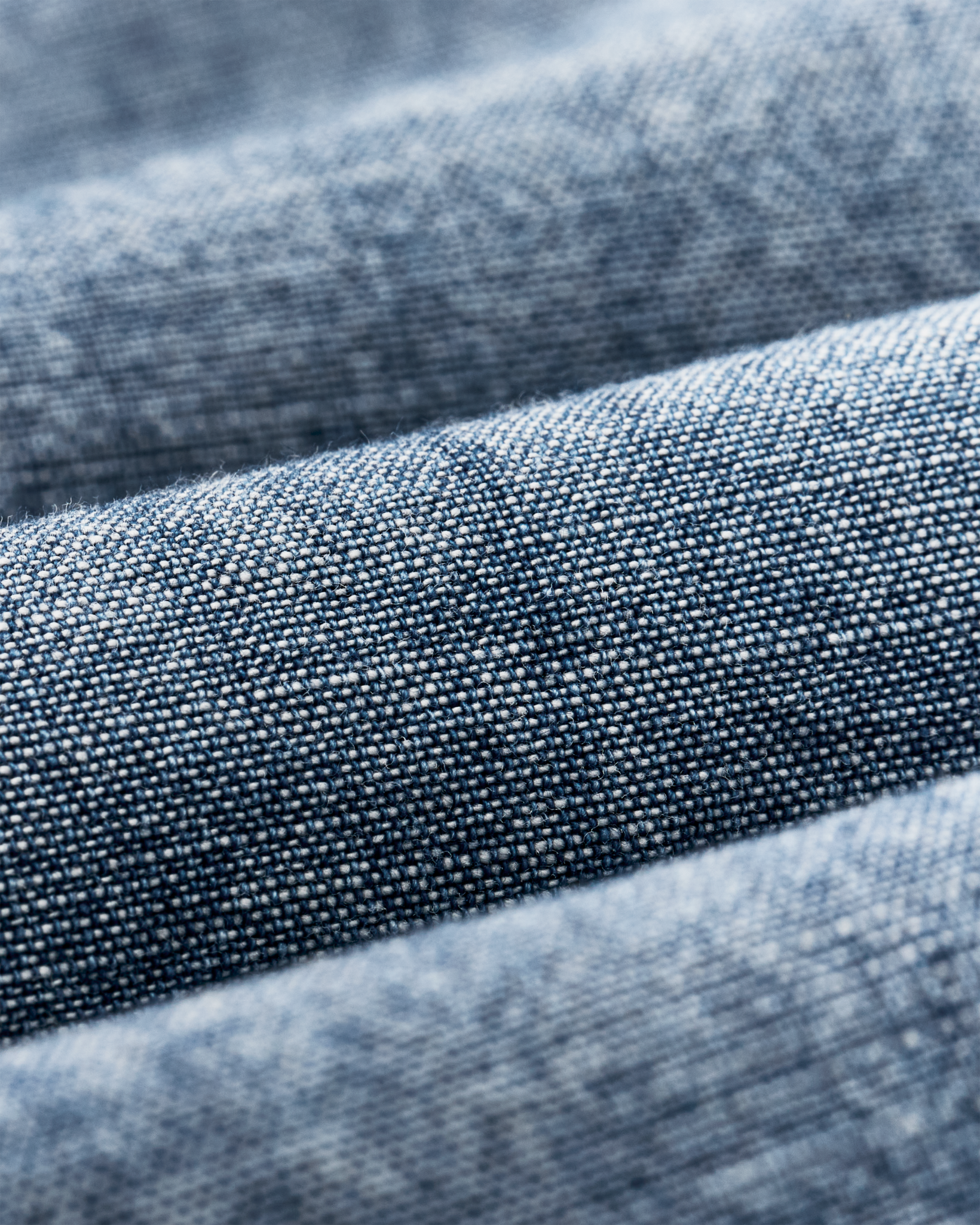 Women's Chambray Shirt - Light Indigo Chambray - Image 3