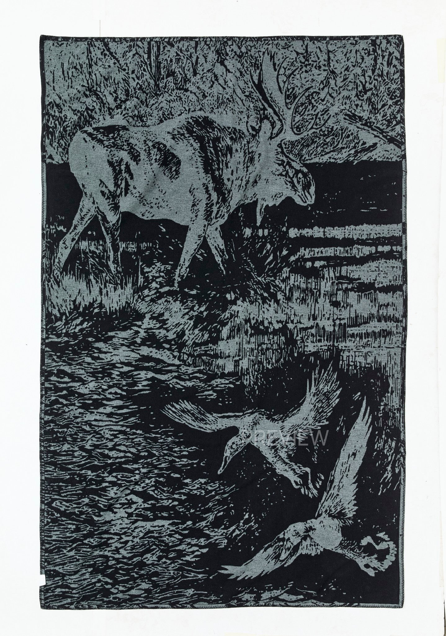 Cotton Blanket - Balsam Green / Marshlands - Image 2