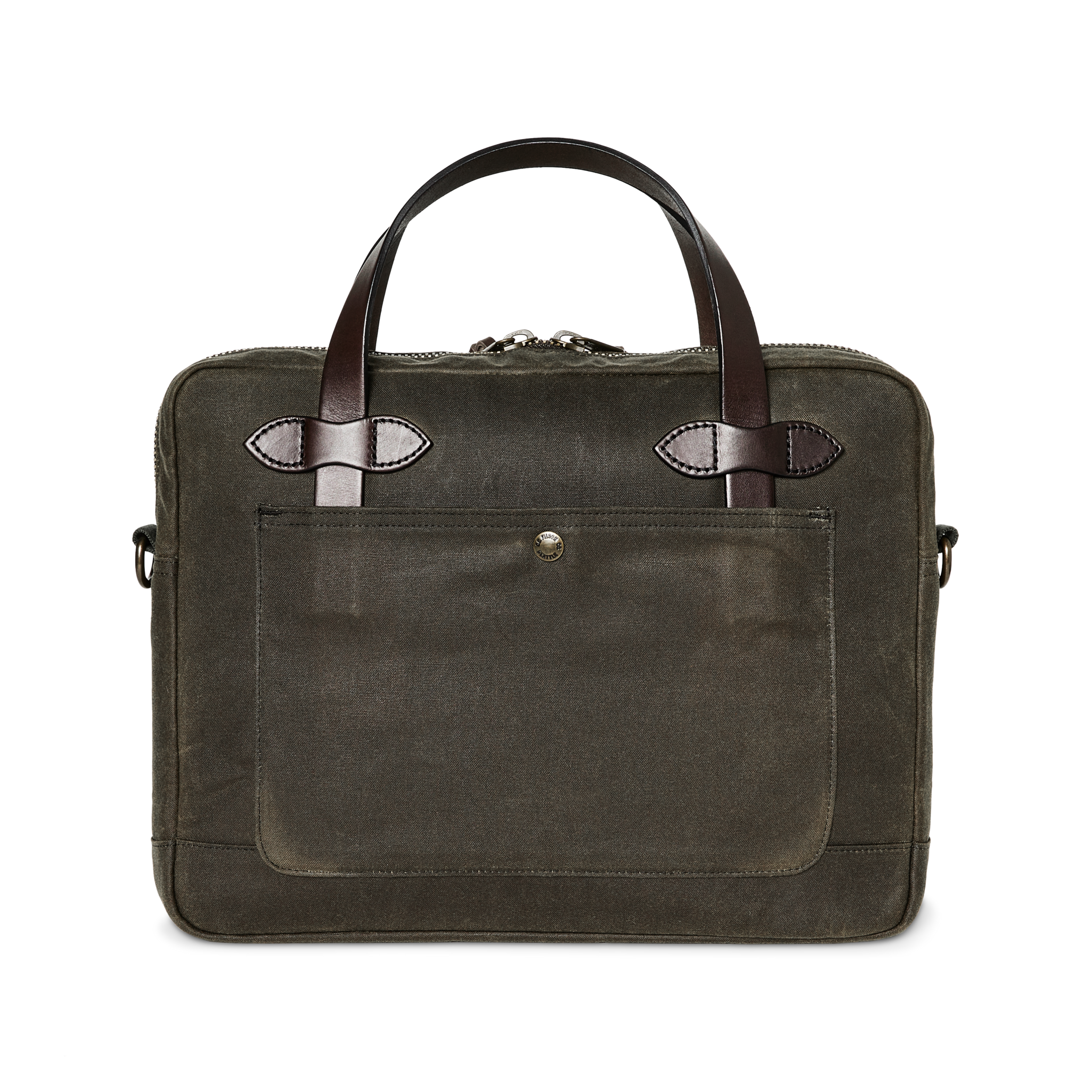 Tin Cloth Compact Briefcase - Otter Green - Image 2