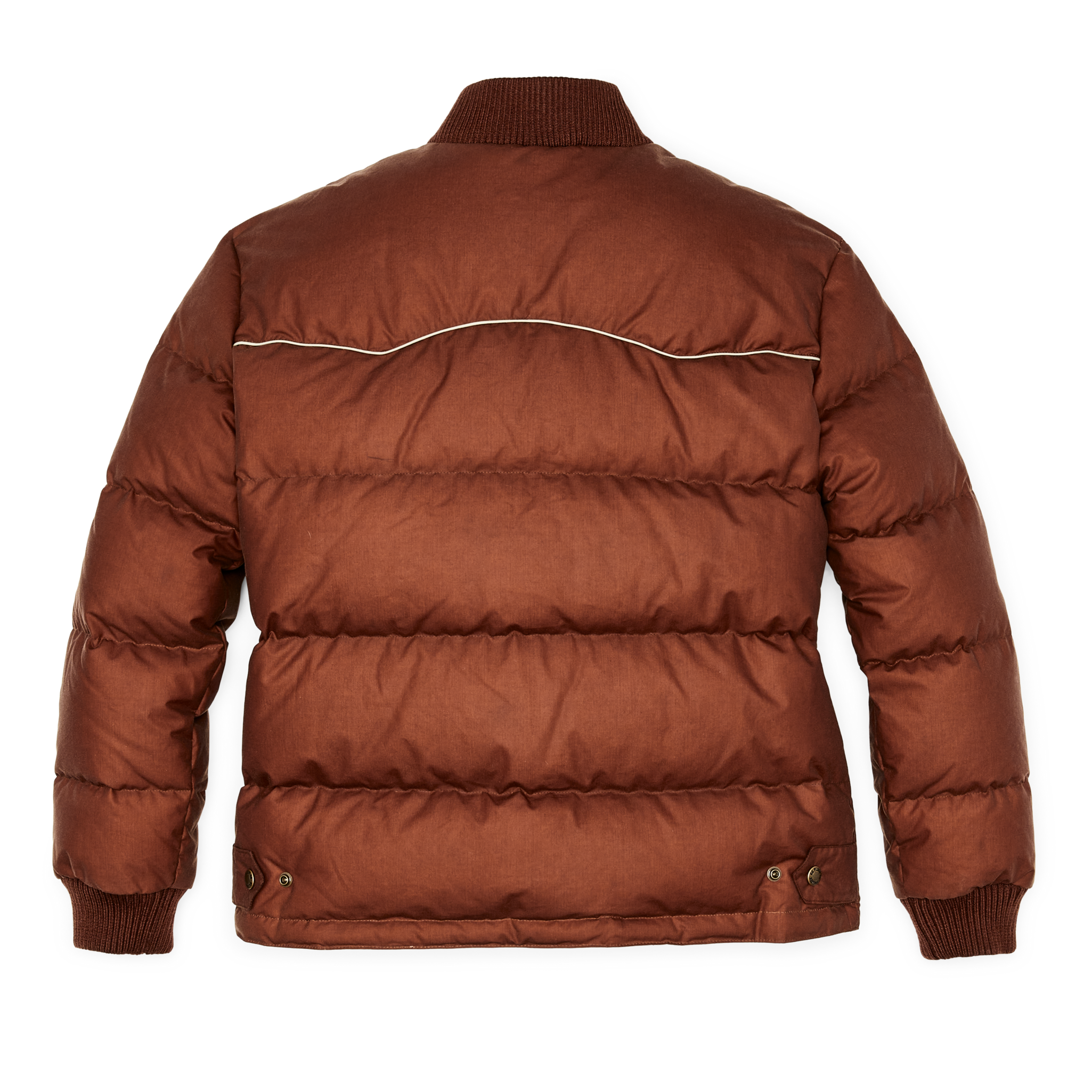 Women's Waxed Down Jacket - Madder Root - Image 3