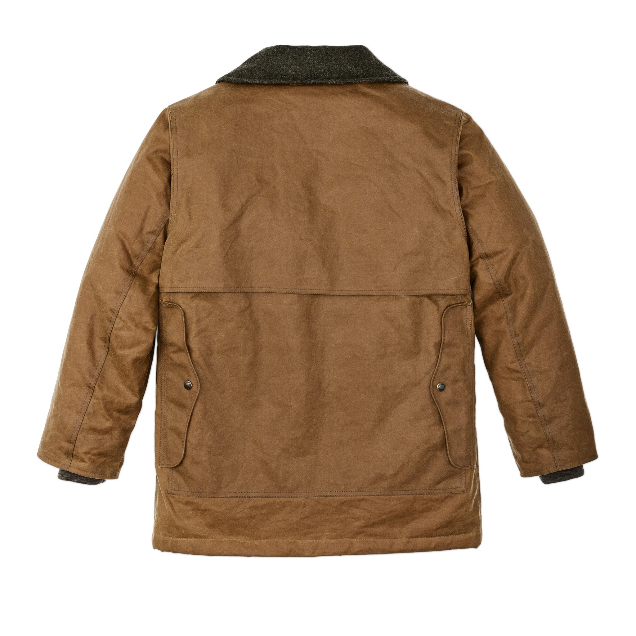 Tin Cloth Insulated Packer Coat - Dark Tan - Image 2
