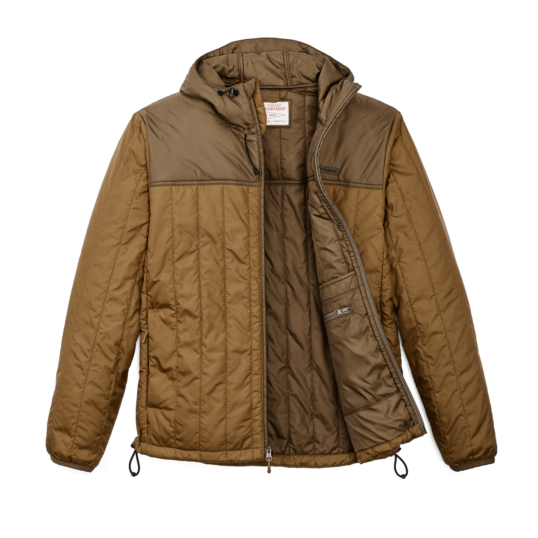 Ultralight Hooded Jacket - Gold Ochre / Beech - Image 3