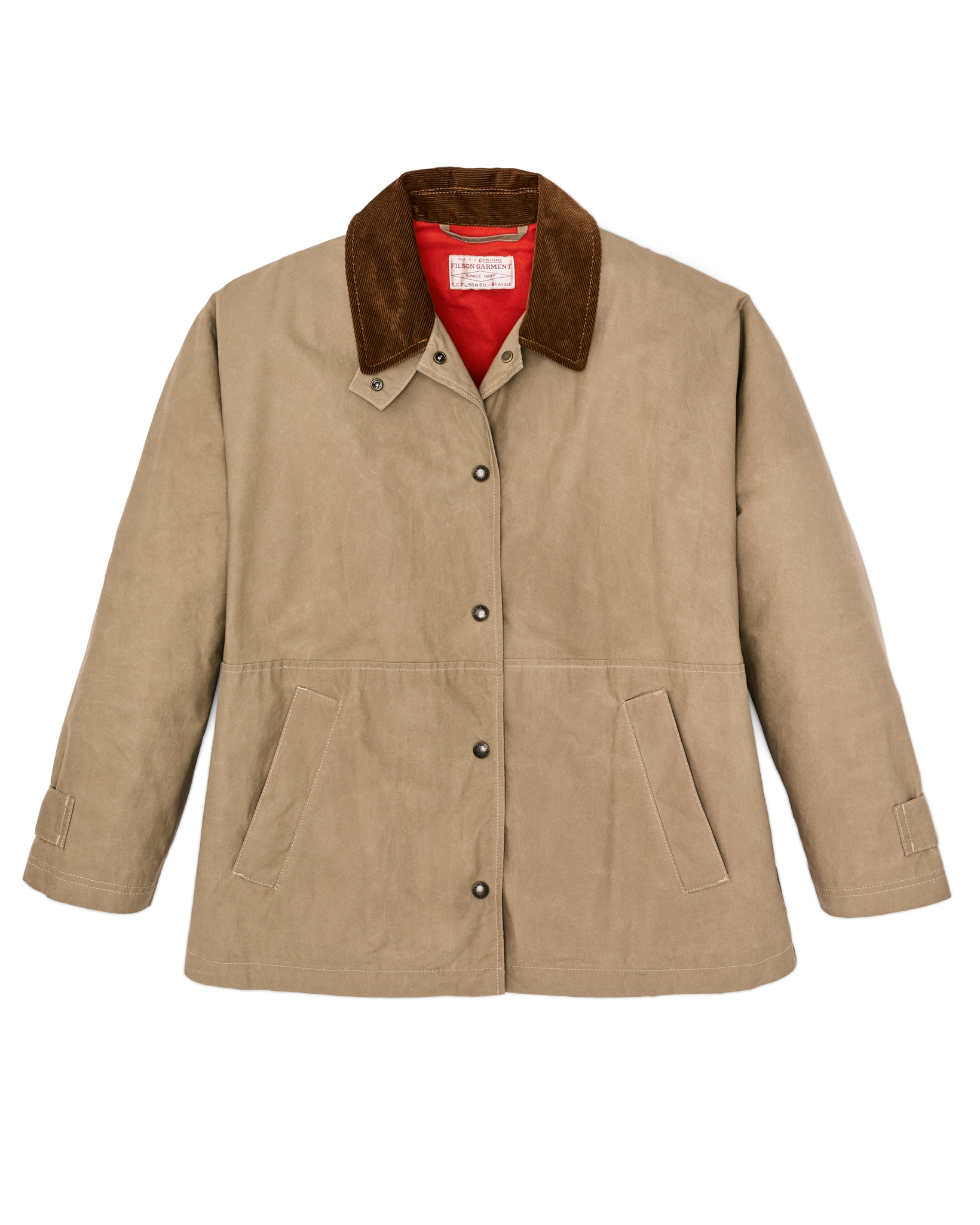 Women's Harbor Front Waxed Jacket - Marsh Tan - Image 5
