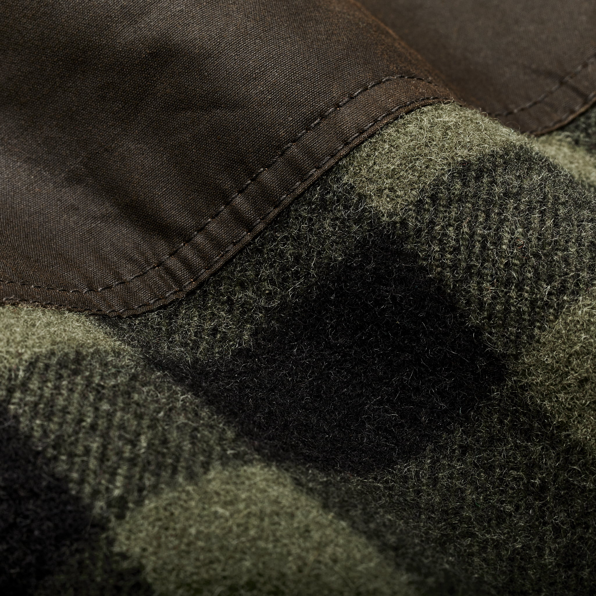 Mackinaw Wool Hunting Pants - Otter Green / Black Heritage Plaid X - Image 7
