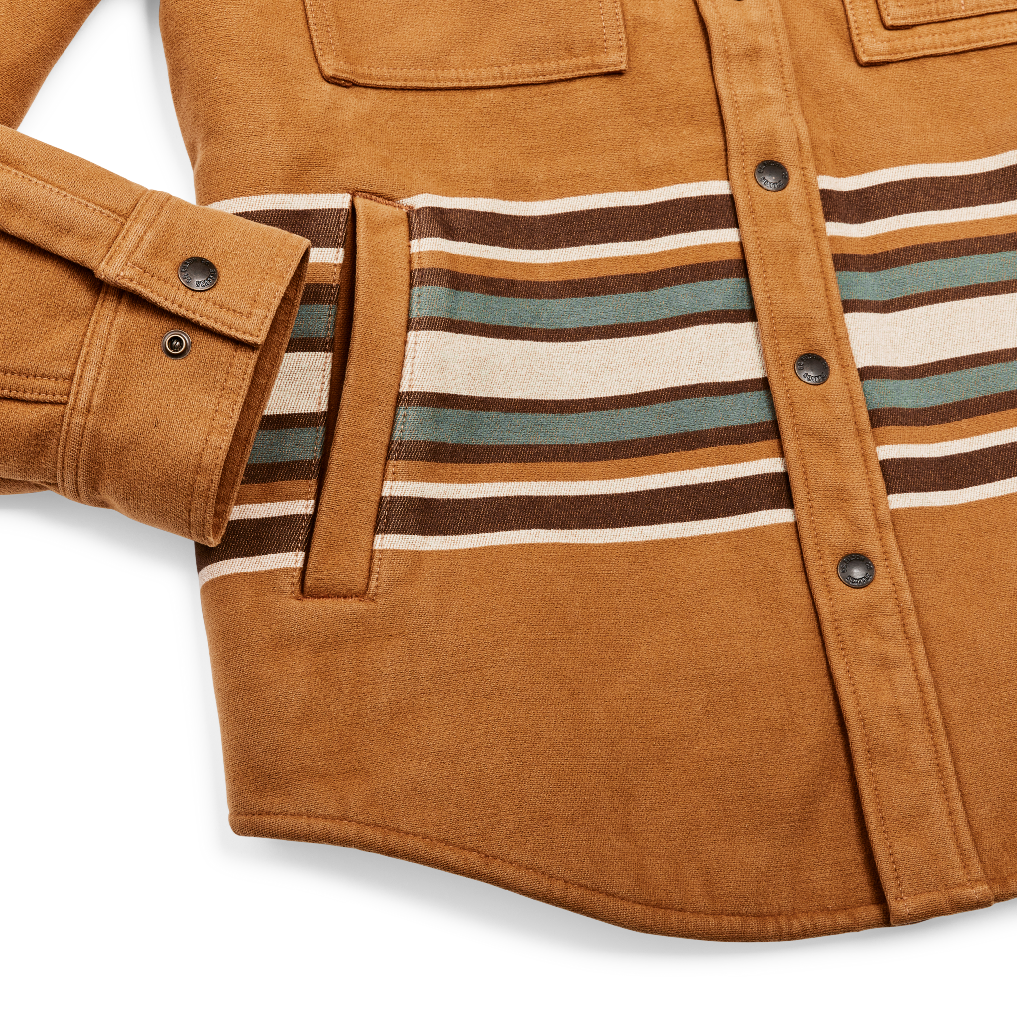 Beartooth Jac-shirt - Golden Brown Multi Stripe - Image 5