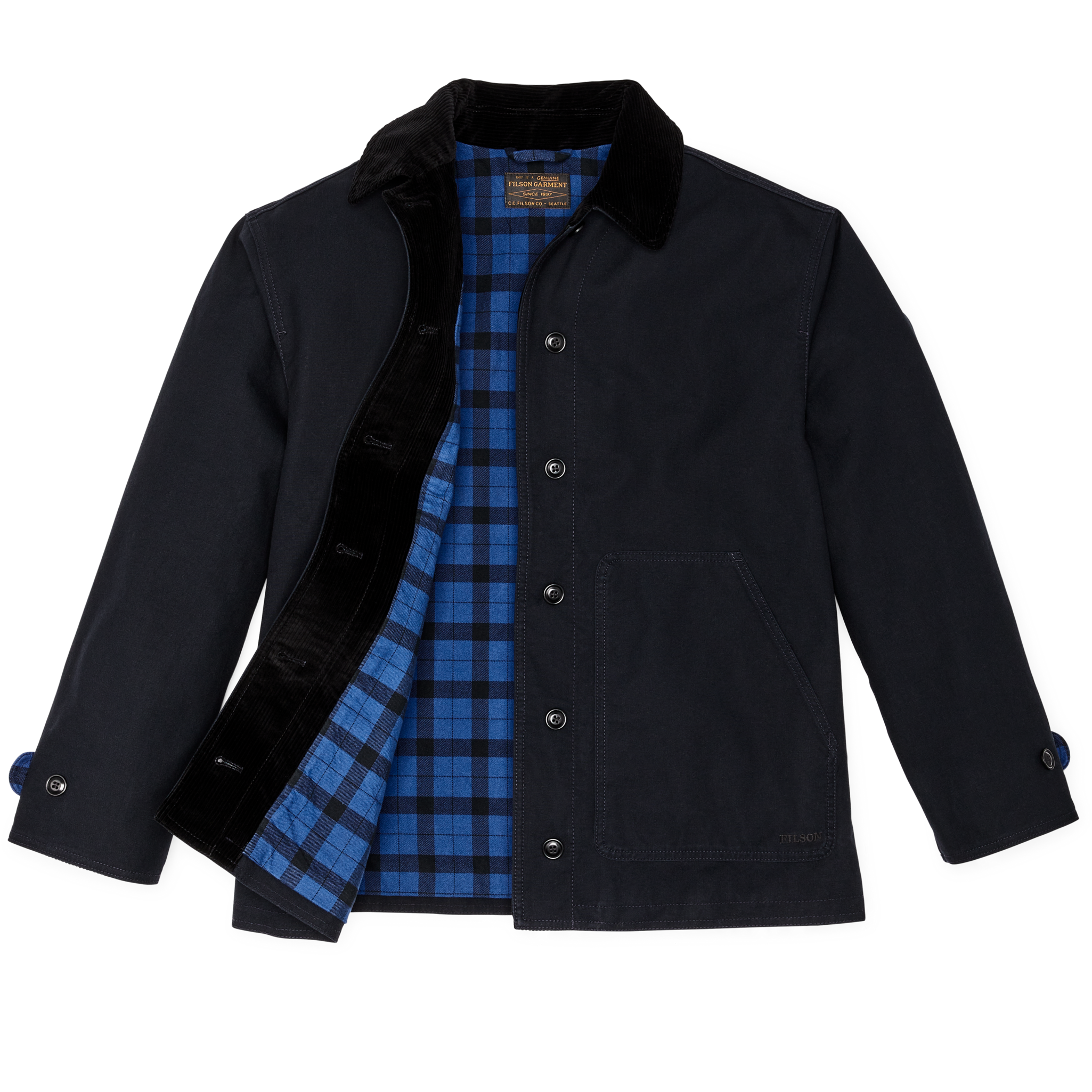 Women's Dry Tin Barn Coat - Navy - Image 3