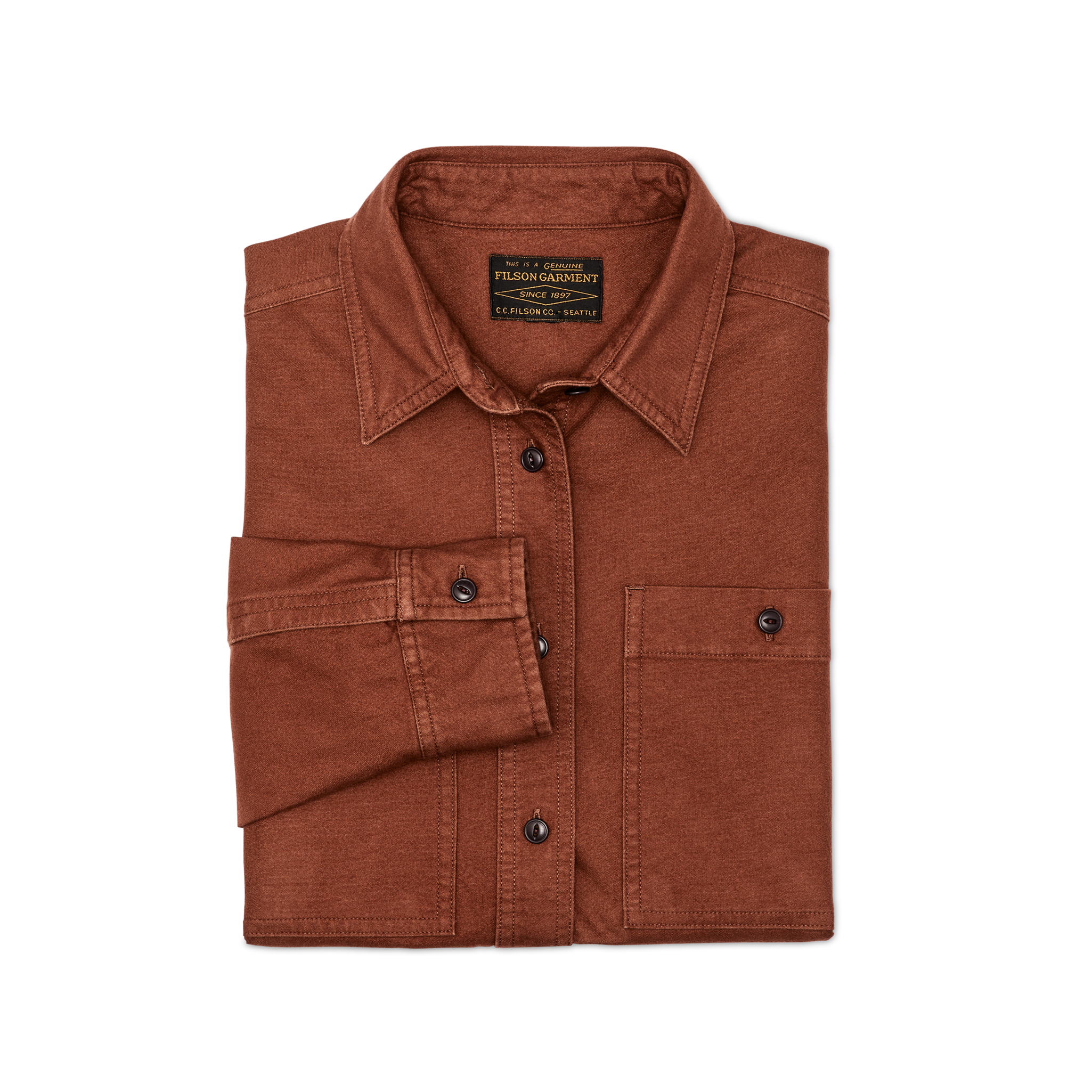 Women's Field Chamois Shirt - Madder Root - Image 3