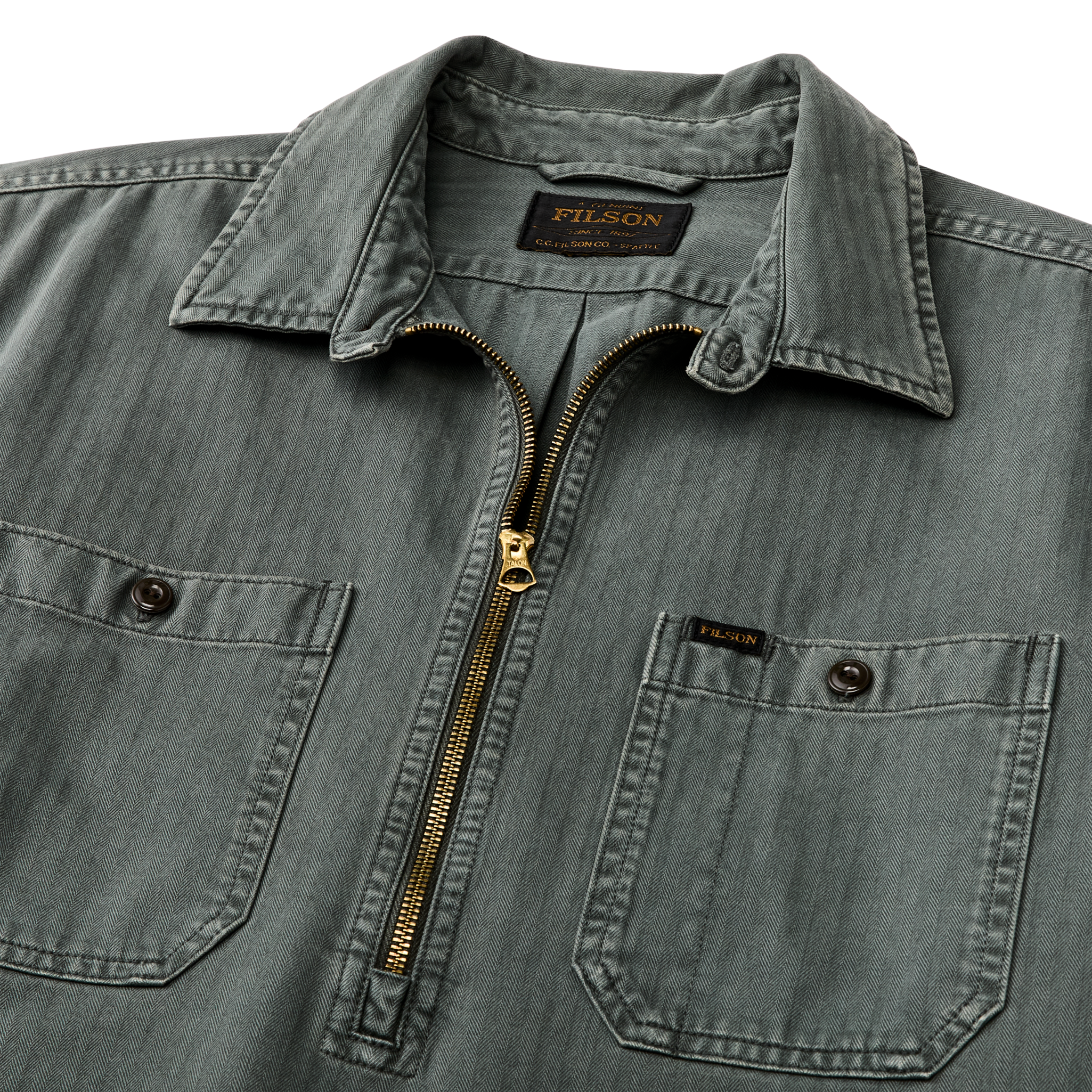 Short Sleeve Mechanic Shirt - Gravel - Image 3