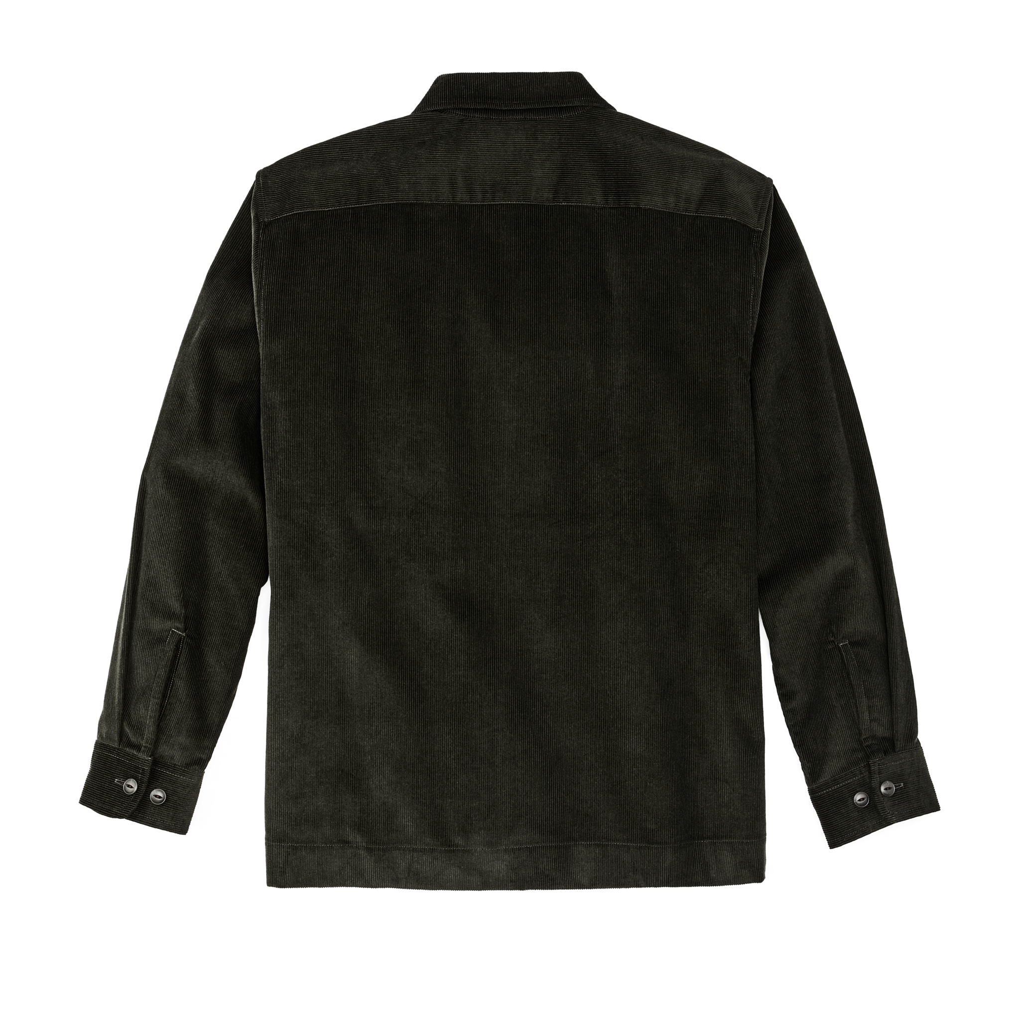 Corduroy Camp Shirt - Dark Green - Image 2