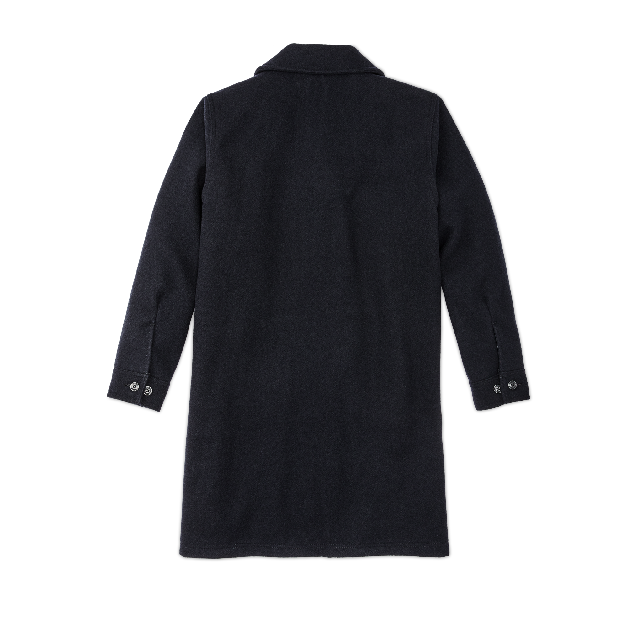 Long Mackinaw Wool Cruiser - Dark Navy - Image 2