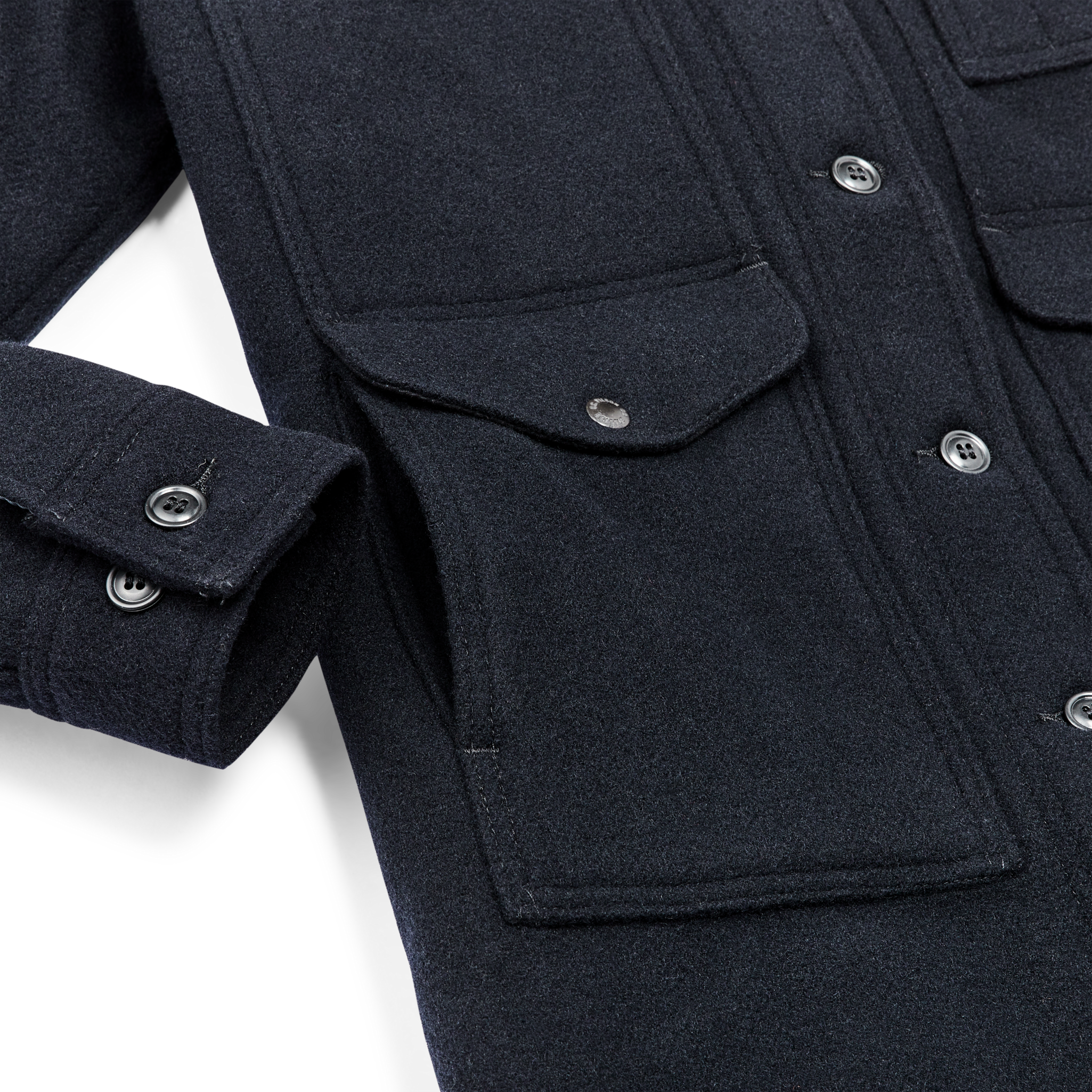 Women's Long Mackinaw Cruiser - Dark Navy - Image 6