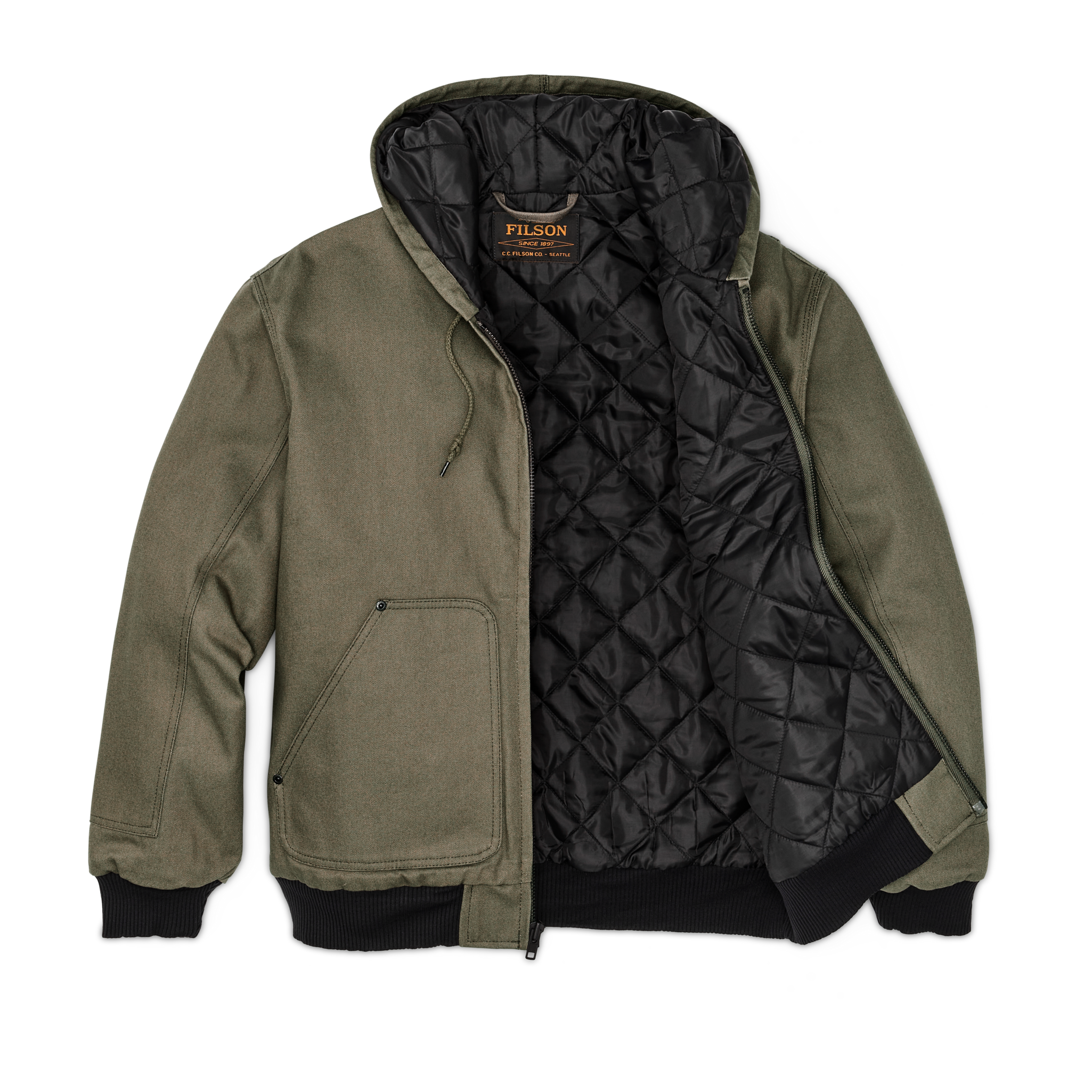 Worksmith Insulated Bomber Jacket - Tarmac - Image 3
