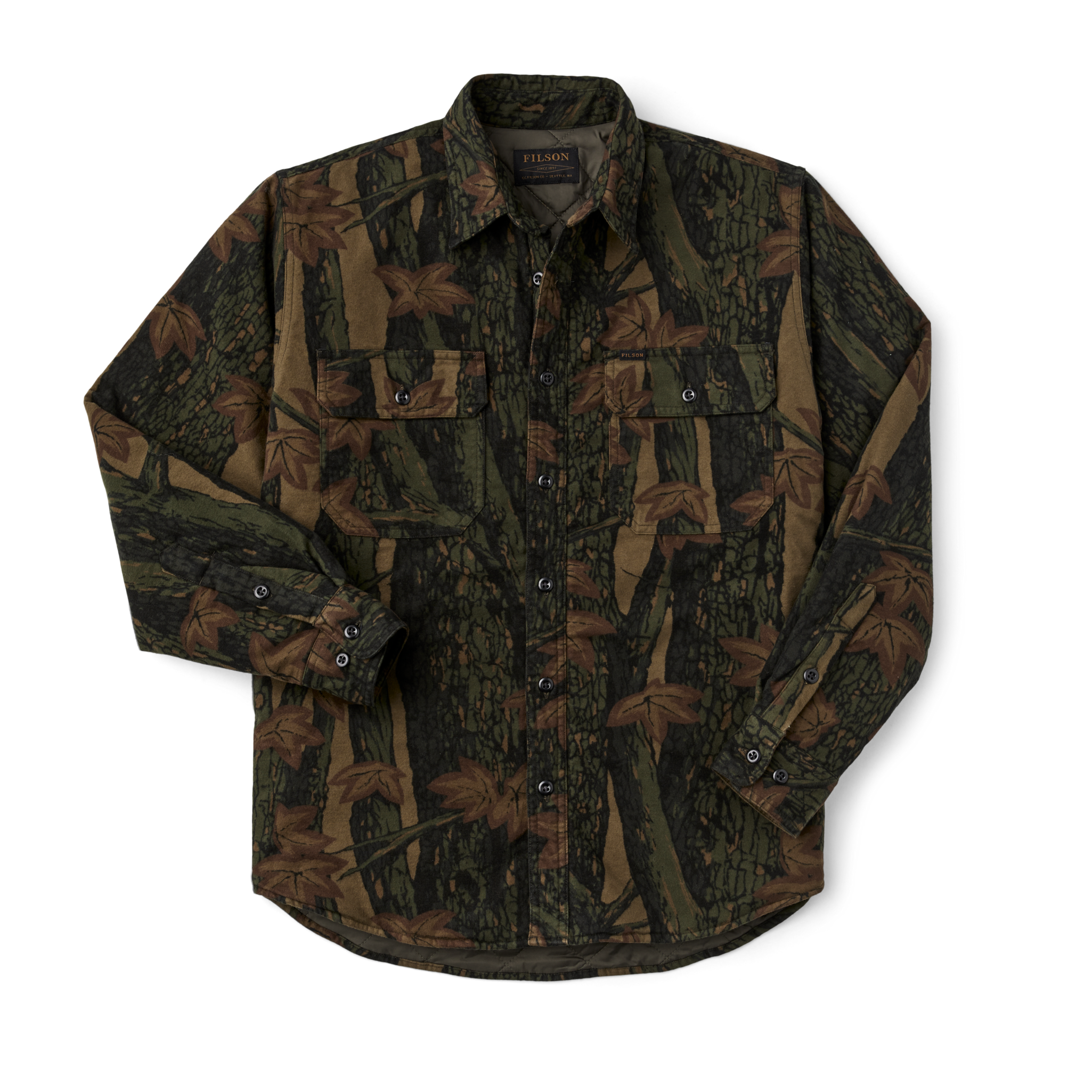 Insulated Field Flannel Shirt - Maple Bark Camo