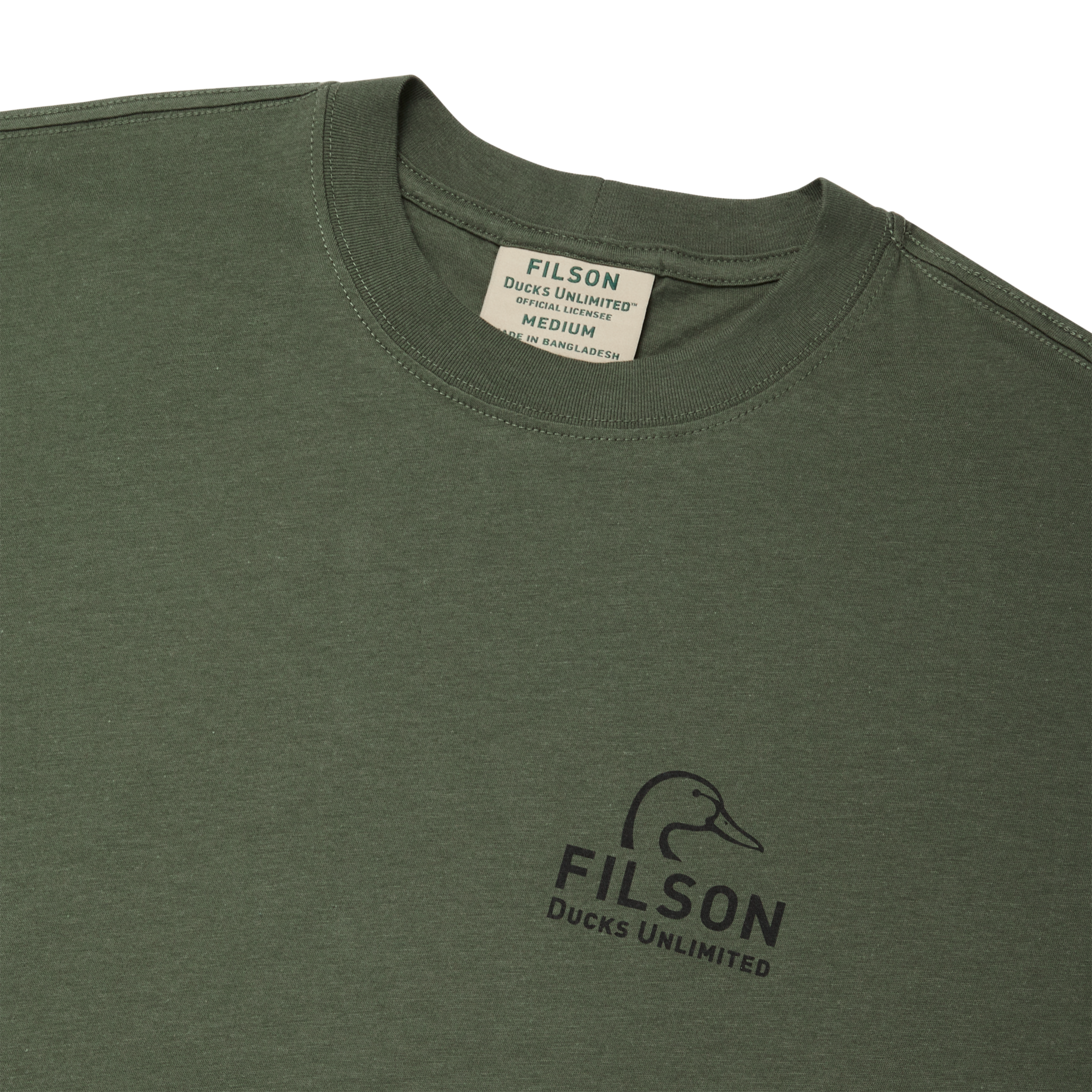 Ducks Unlimited Ranger Graphic T-shirt - Service Green Duck - Image 3