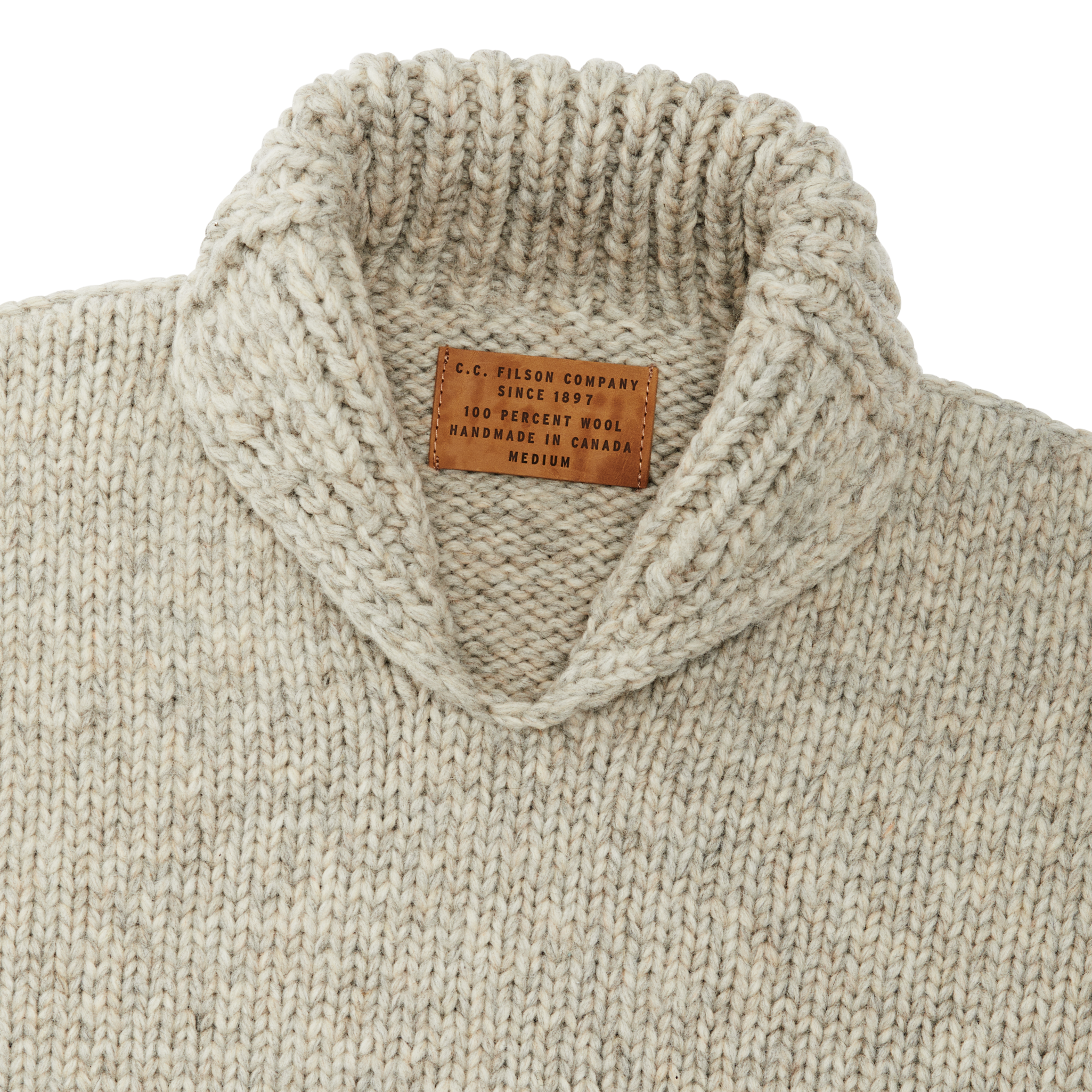 Handmade Pullover Sweater - Natural / Fish - Image 3