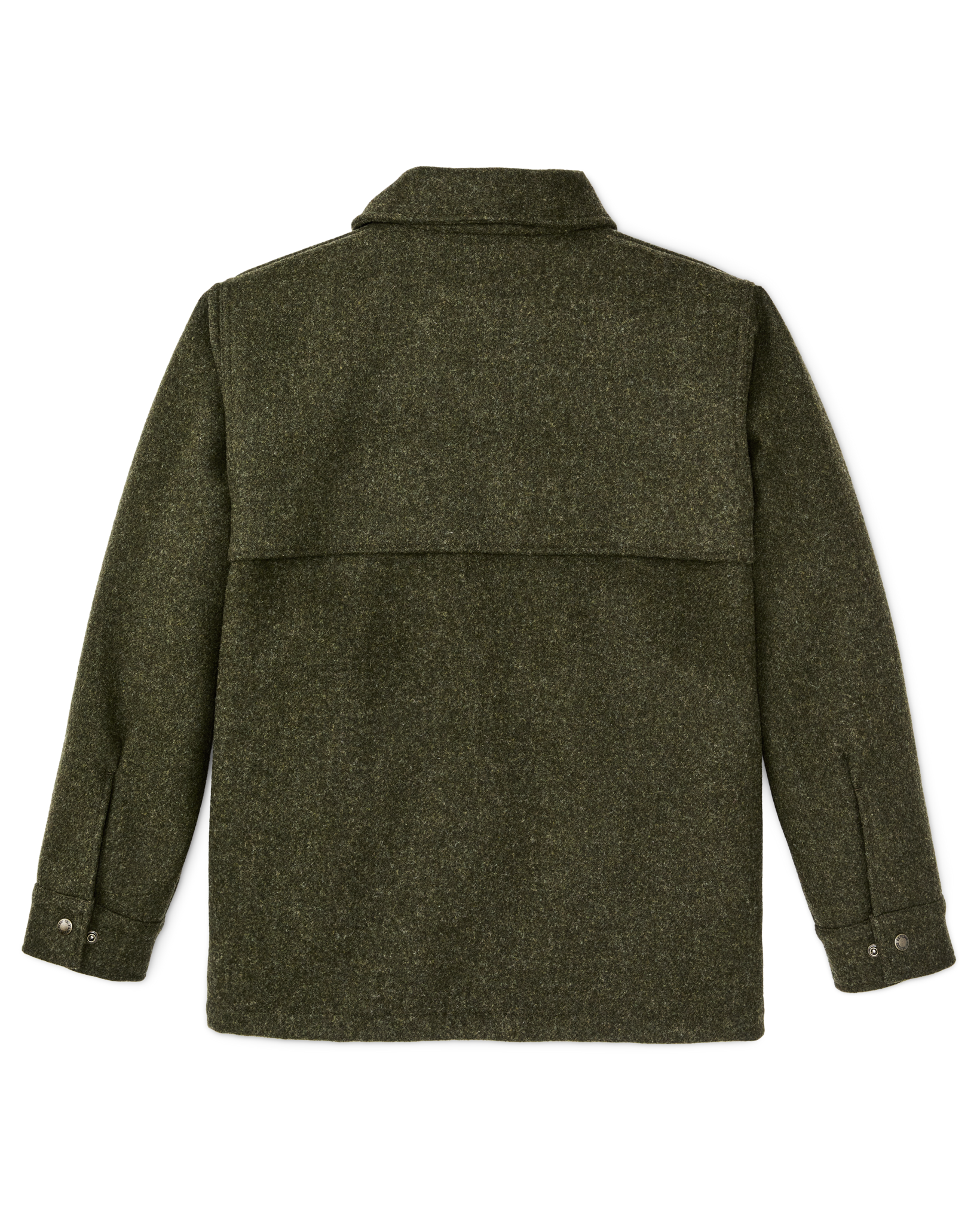 Mackinaw Wool Cape Coat - Forest Green - Image 2