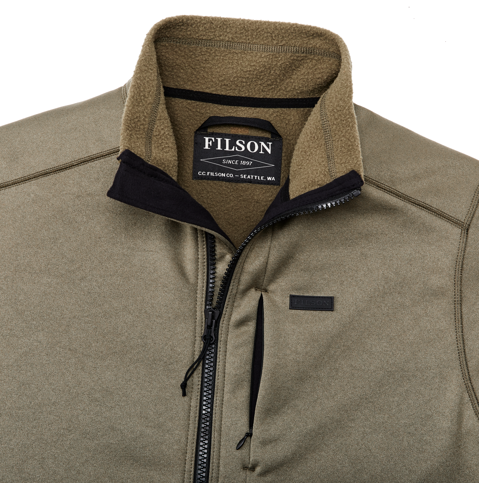 Granite Spire Fleece Jacket - Field Olive - Image 4
