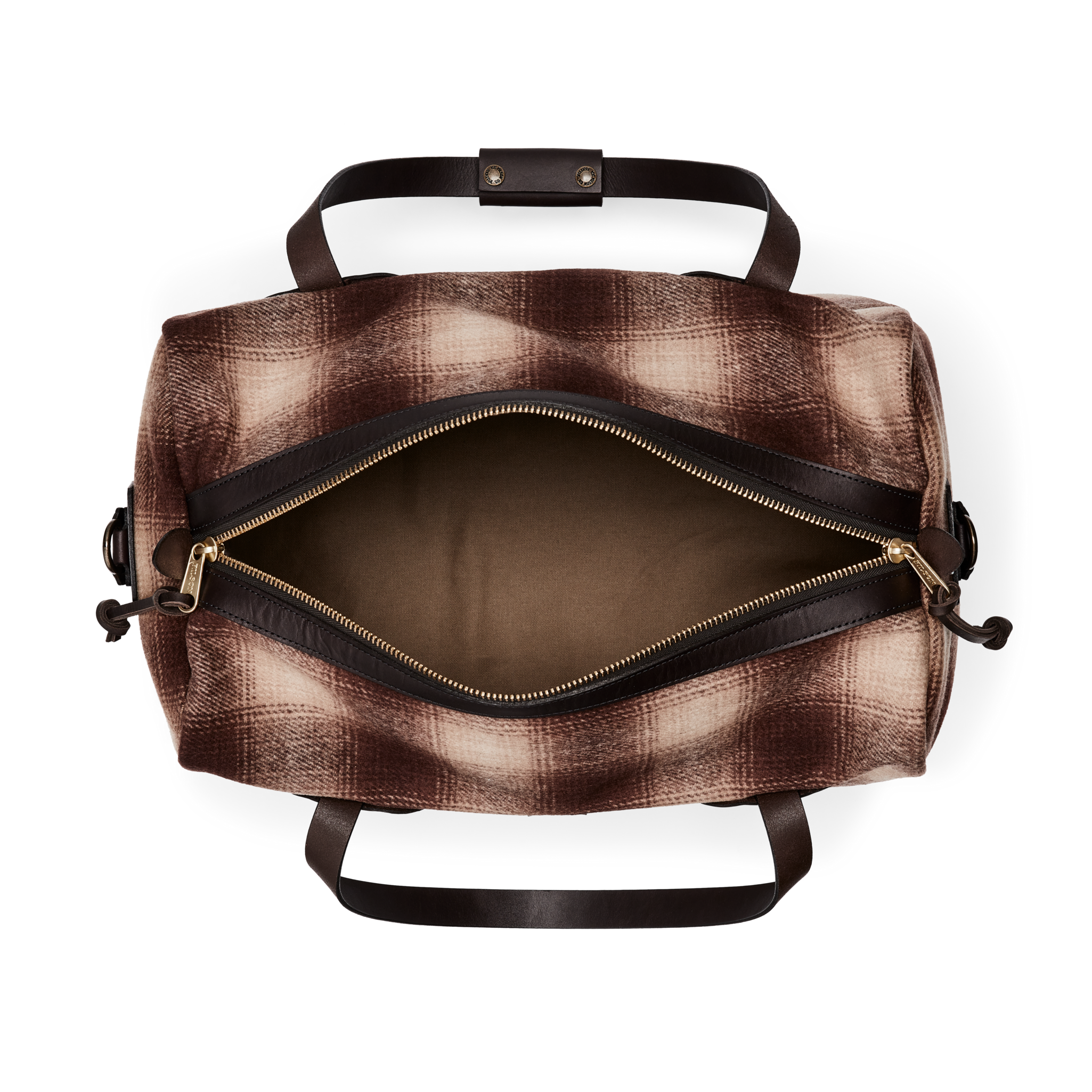 Medium Mackinaw Wool Duffle - Brown / Tan Ombre - Image 6